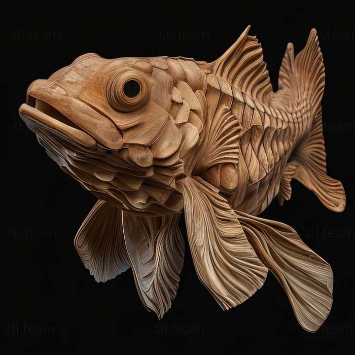 3D модель Hypostomus commersoni (STL)